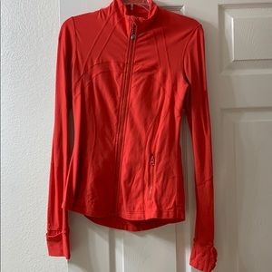 Lululemon Define Jacket bright coral size 6
